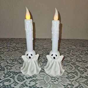 Bethlehem Lights Ghost Candle Holiday Decor with LED Flames